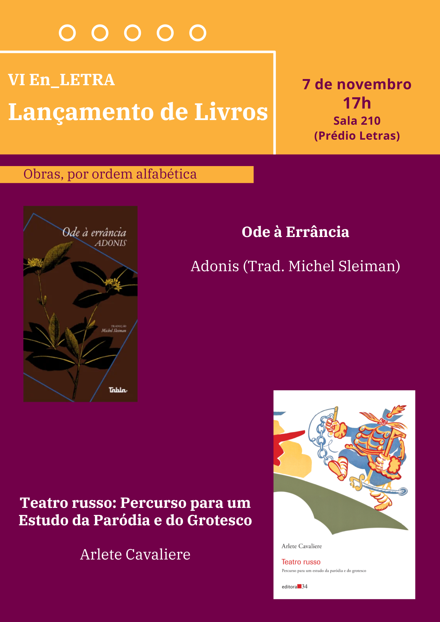 Lançamento de Livros 1 (5) 0