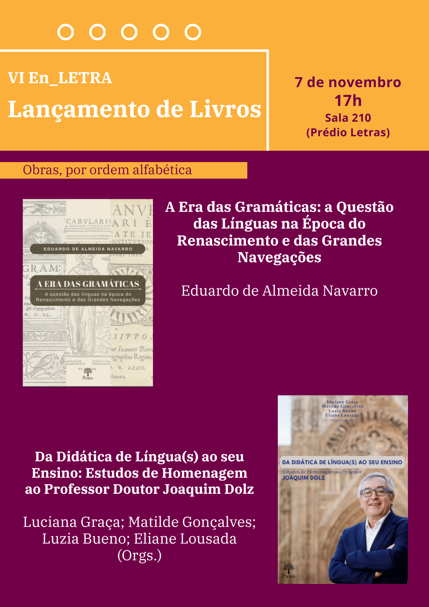 Lançamento de Livros 1