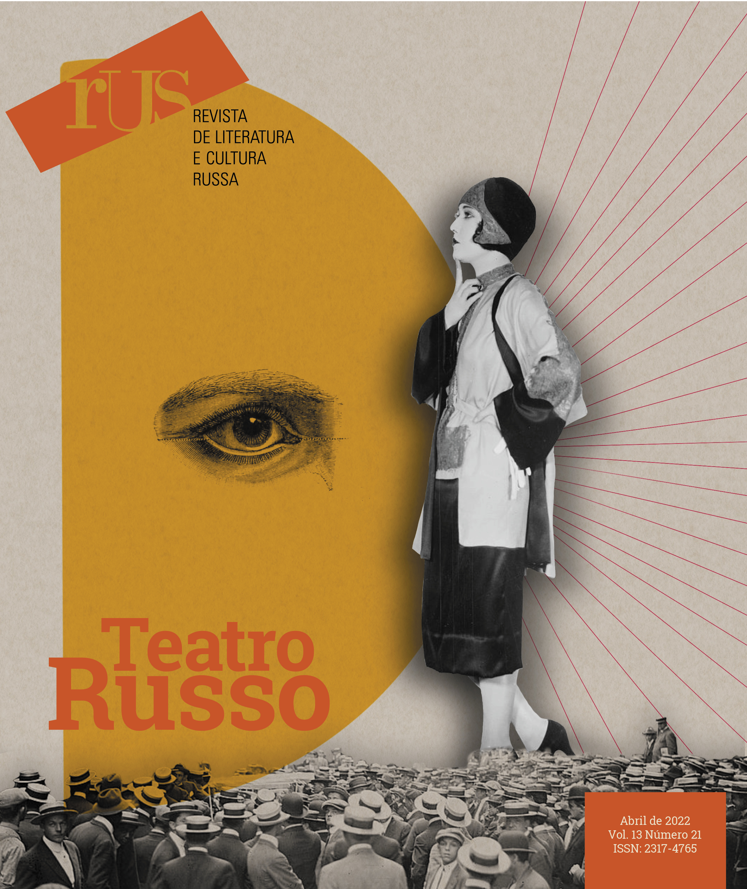 Capa da RUS - Revista de Literatura e Cultura Russa: Teatro Russo